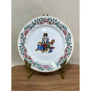 BLOCK SPAL WHIMSY CHRISTMAS NUTCRACKER SALAD PLATE 8 Inch Made In Portugal